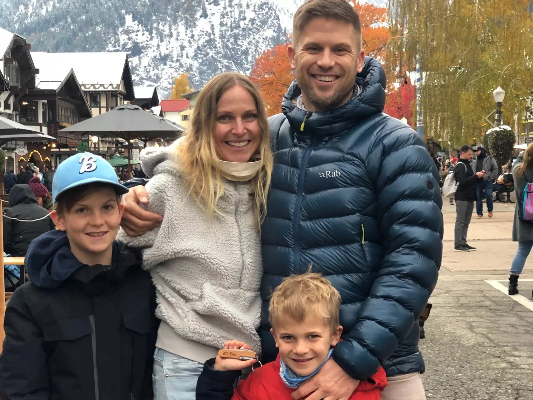 Jef Malpass with his family